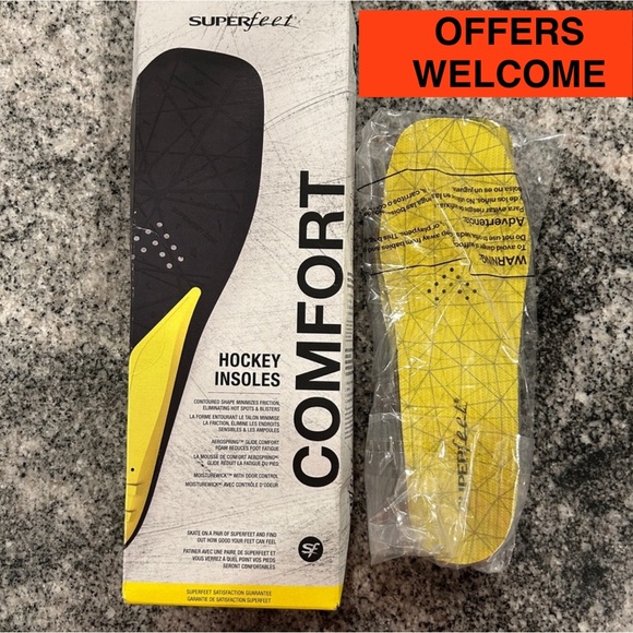 superfeet Other - B Size 3-4 Superfeet Hockey Comfort Insoles Size “B”